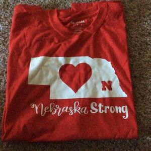 Nebraska Strong t shirt...size 2X...red